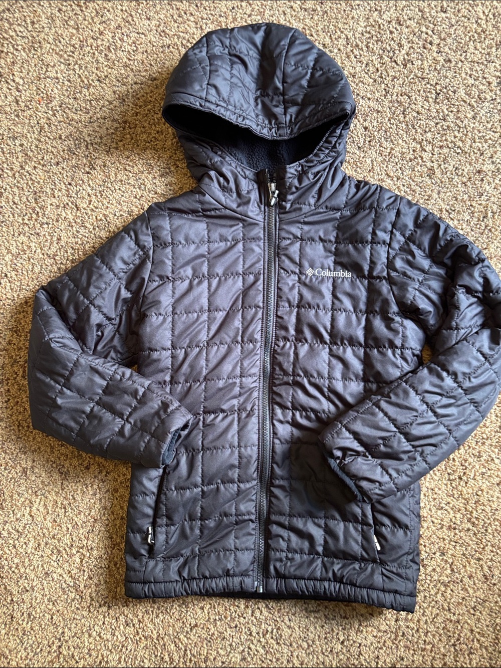 Youth Columbia thick fleece lined coat